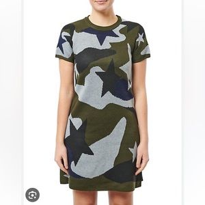 John + Jenn Knit Camo Dress, Size Medium